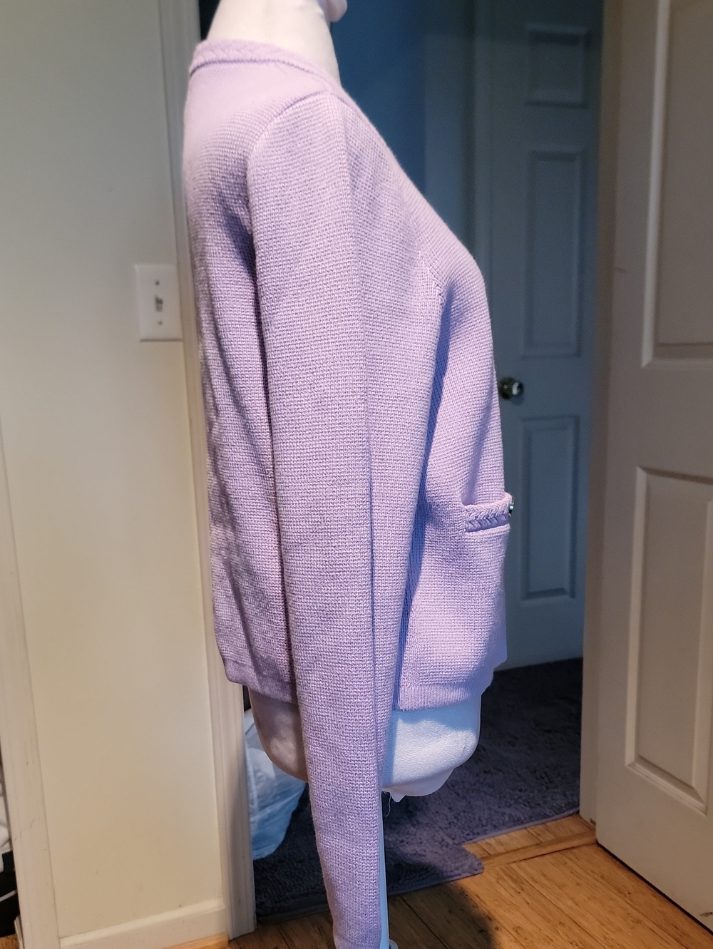J Crew Purple Cardigan - Picture 5 of 8